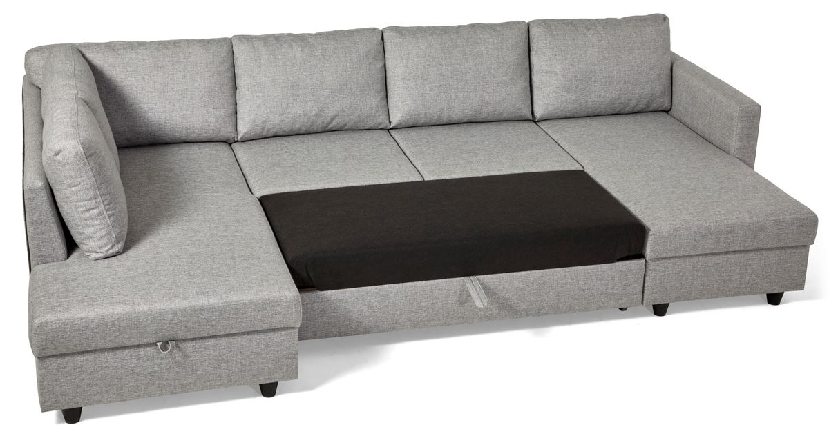 Skaftö Bäddsoffa med divan vänster och schäslong höger view 10