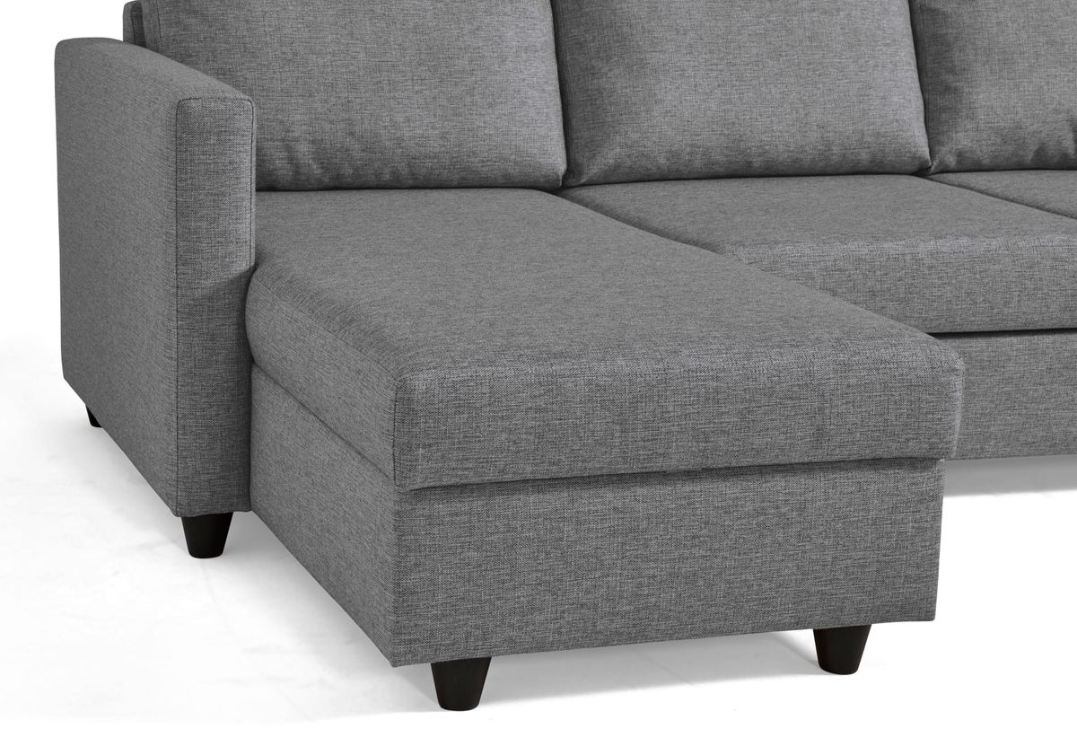 Skaftö Bäddsoffa med schäslong vänster och divan höger view 6