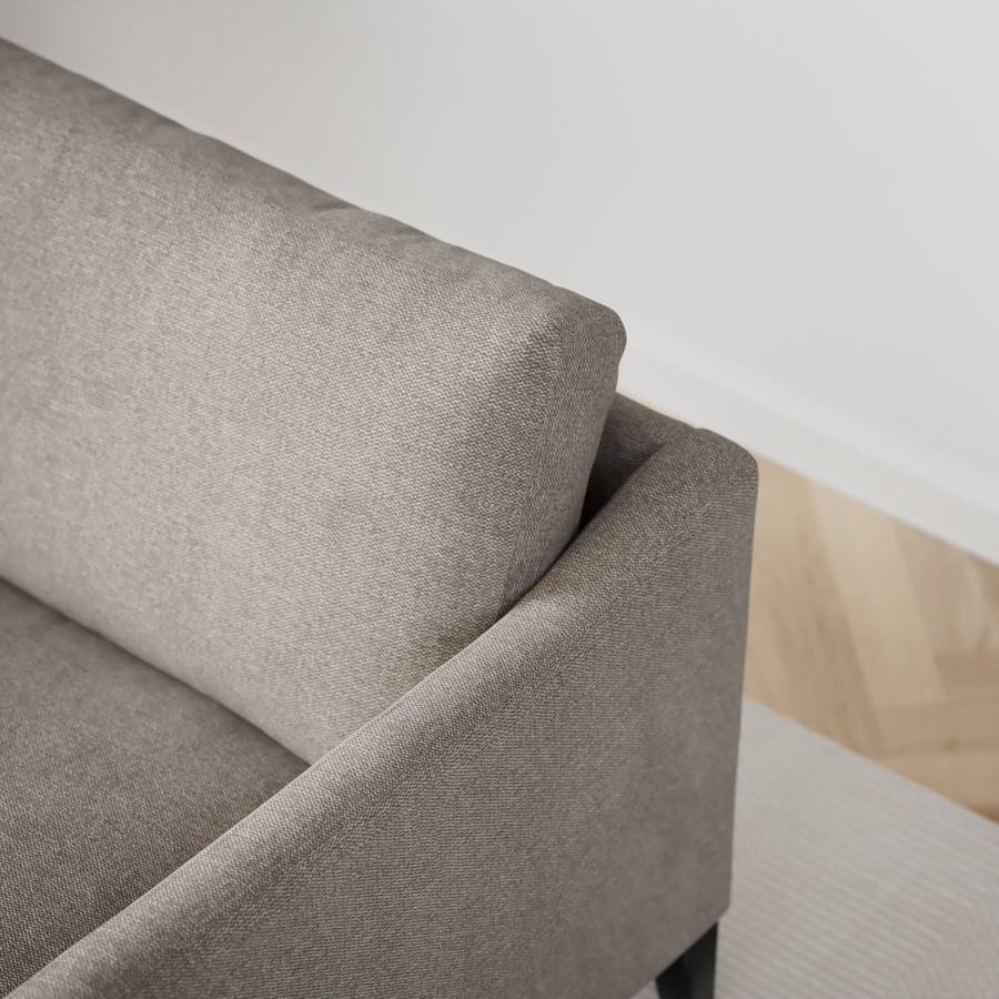 Winston 3-sits soffa med divan vänster view 6