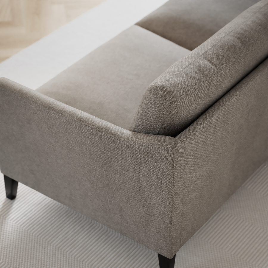 Winston 3-sits soffa med divan vänster view 8