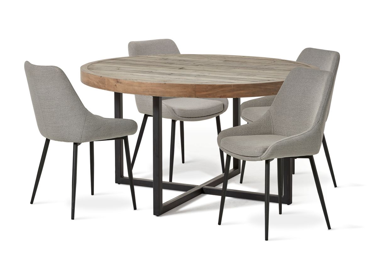 Woodenforge Matgrupp med 4 stolar Leon