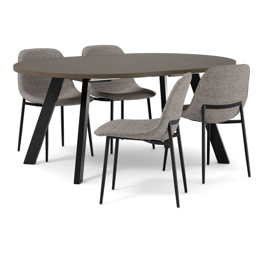 Nomad Matgrupp med 4 stolar Melic view 2