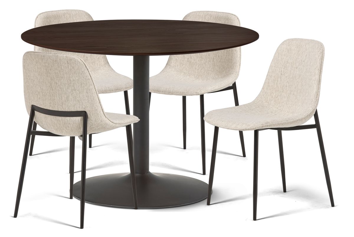 Plaine Matgrupp med 4 stolar Melic