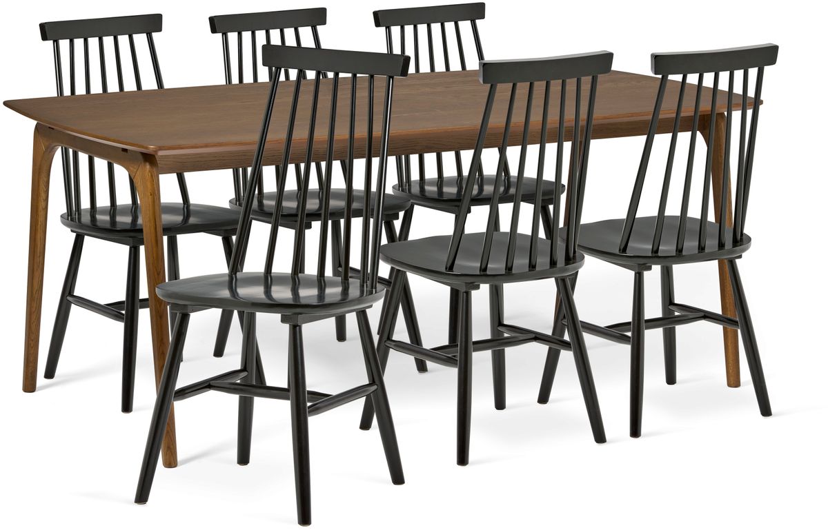 Nashua Matgrupp med 6 stolar Einar