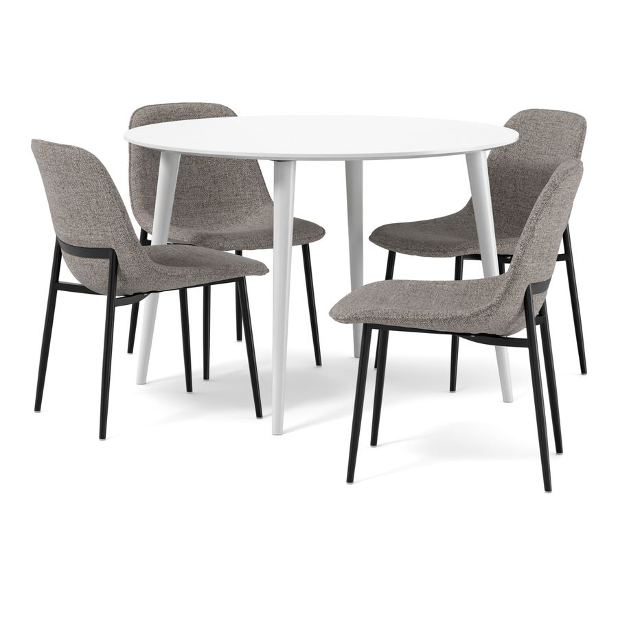 Plaine Matgrupp med 4 stolar Melic