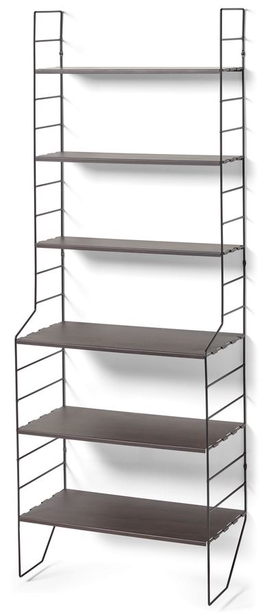 Wera Vägghylla byggbar med 6 hyllplan