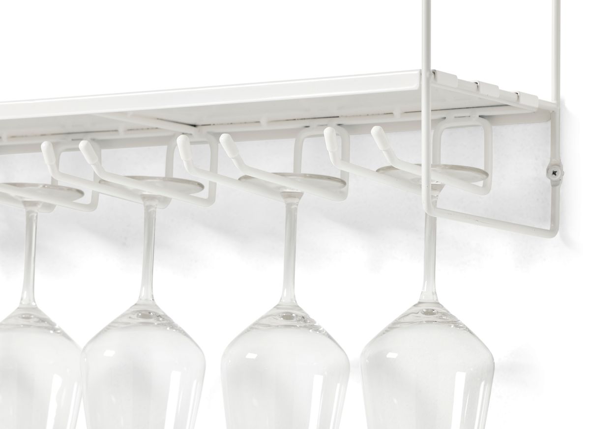 Wera Vägghylla byggbar med 3 hyllplan varav 1 med spjut/hängare view 2