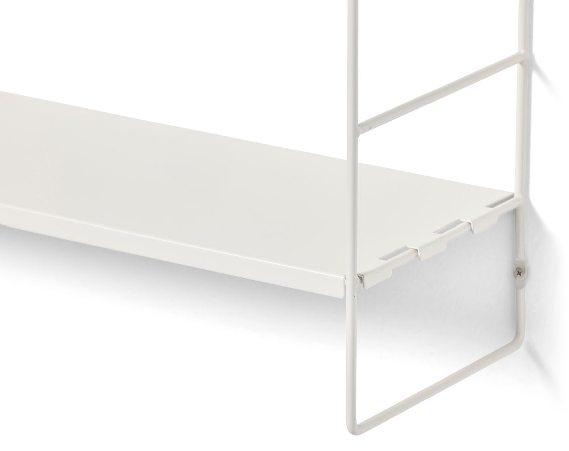 Wera Vägghylla byggbar med 3 hyllplan varav 1 med spjut/hängare view 3