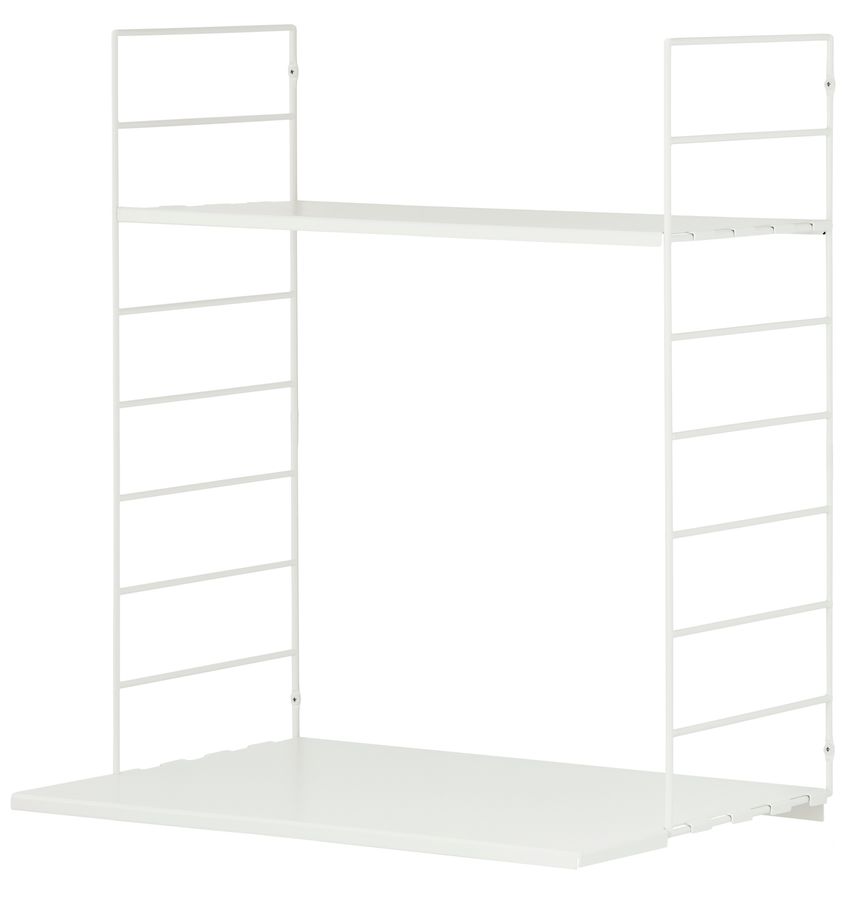 Wera Vägghylla byggbar med skrivbordsdel