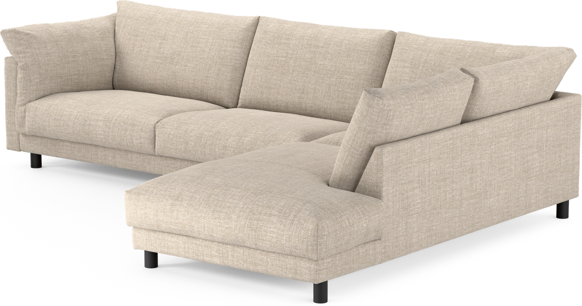 Cherrie 3-sits soffa med divan höger view 3