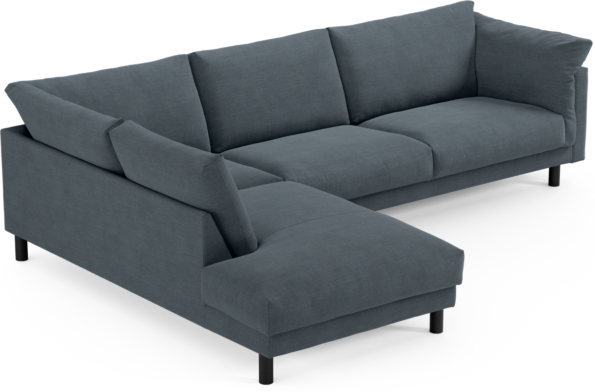 Cherrie 3-sits soffa med divan vänster view 2