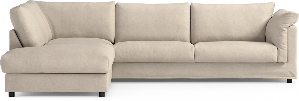 Cherrie 3-sits soffa med divan vänster