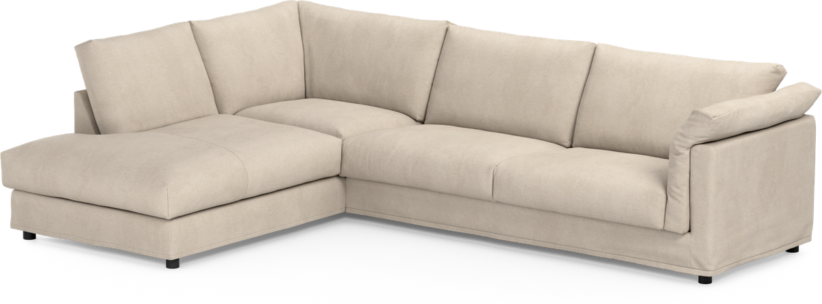 Cherrie 3-sits soffa med divan vänster view 3