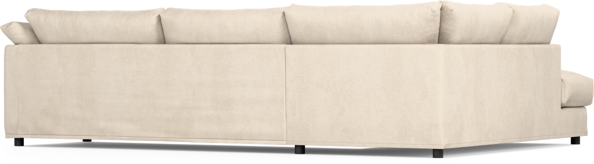 Cherrie 3-sits soffa med divan vänster view 4