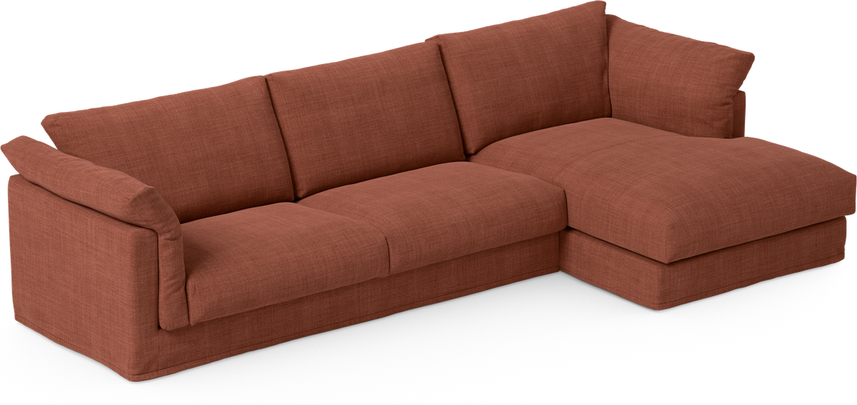 Cherrie 3-sits soffa med schäslong höger view 2