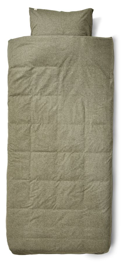 Majken Påslakanset i garnfärgad bomullsflanell view 2