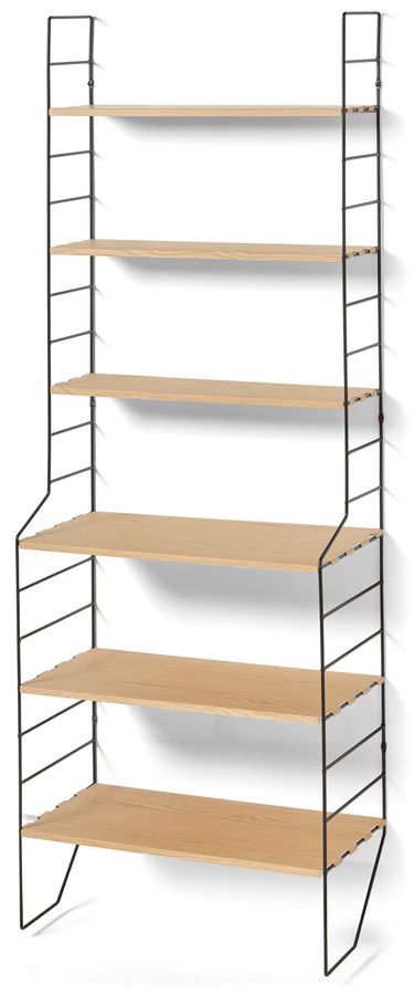 Wera Vägghylla byggbar med 6 hyllplan