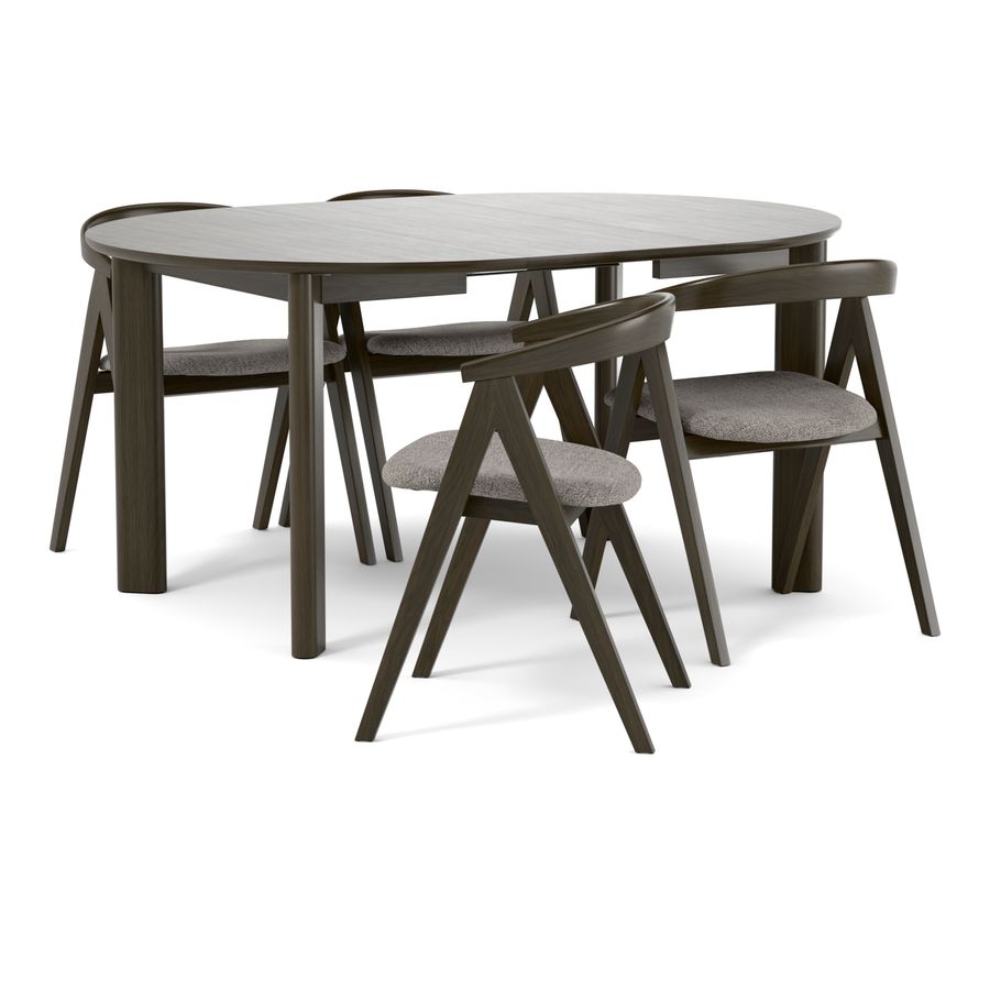 Amina Matgrupp med 4 stolar Arvid view 2