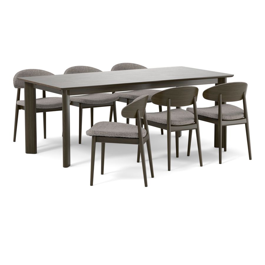 Amina Matgrupp med 6 stolar Canape