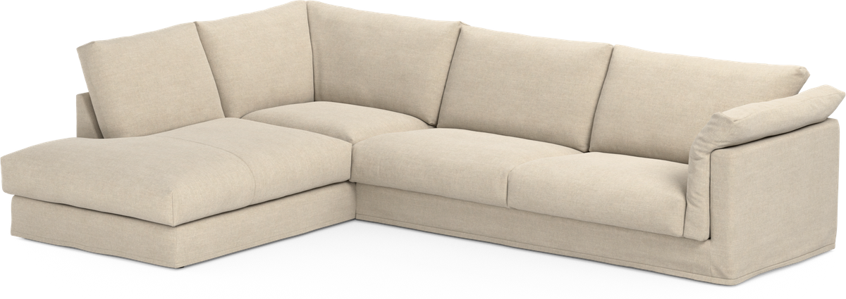 Cherrie Klädsel 3-sits soffa med divan vänster view 3