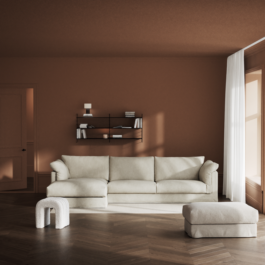 Cherrie Klädsel 3-sits soffa med schäslong vänster view 5