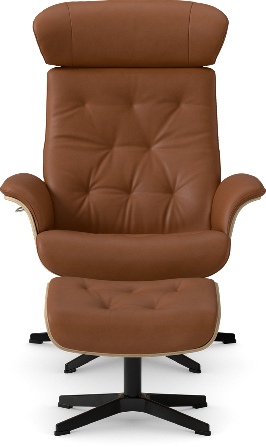 Timeout XL Fåtölj och fotpall pikérad