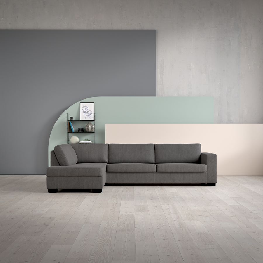 Nevada 3-sits soffa med divan vänster view 2