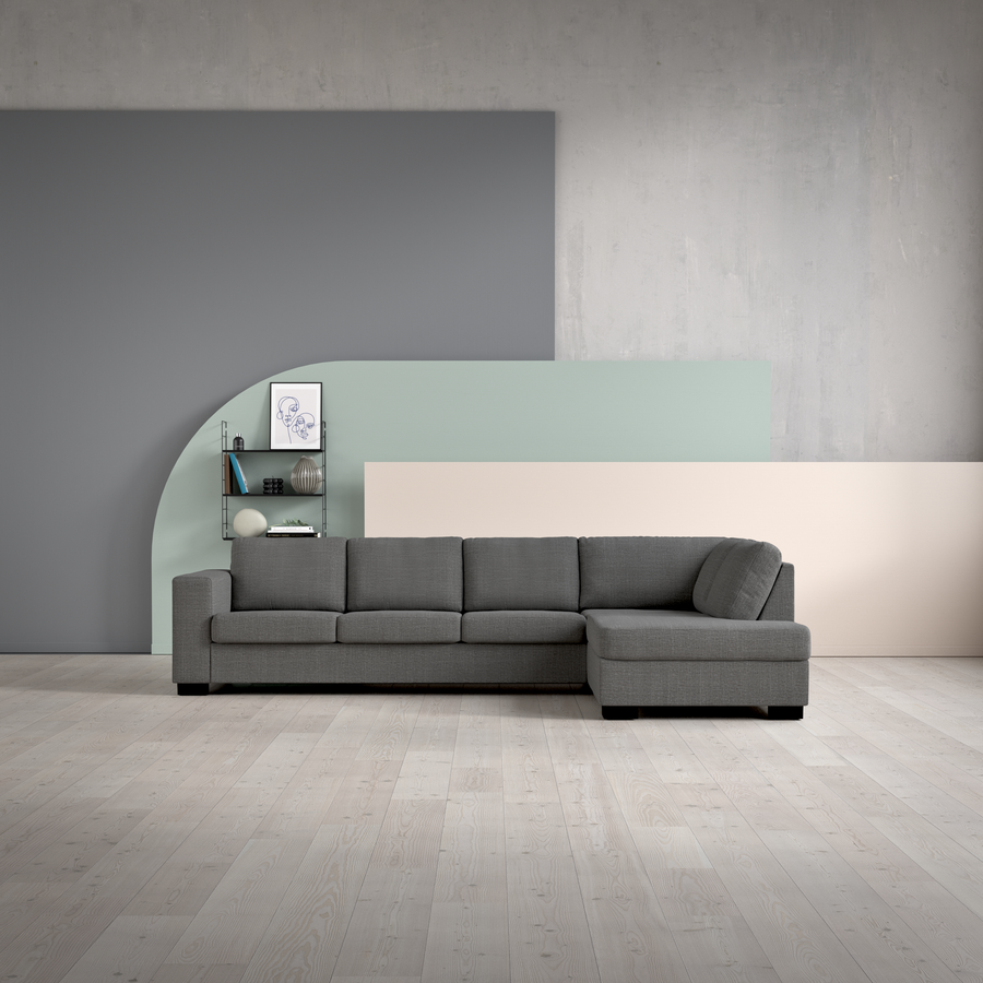 Nevada 3-sits soffa med divan höger view 2