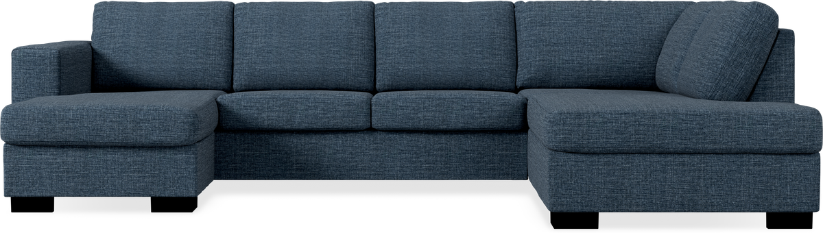 Nevada 3-sits soffa med schäslong vänster och divan höger