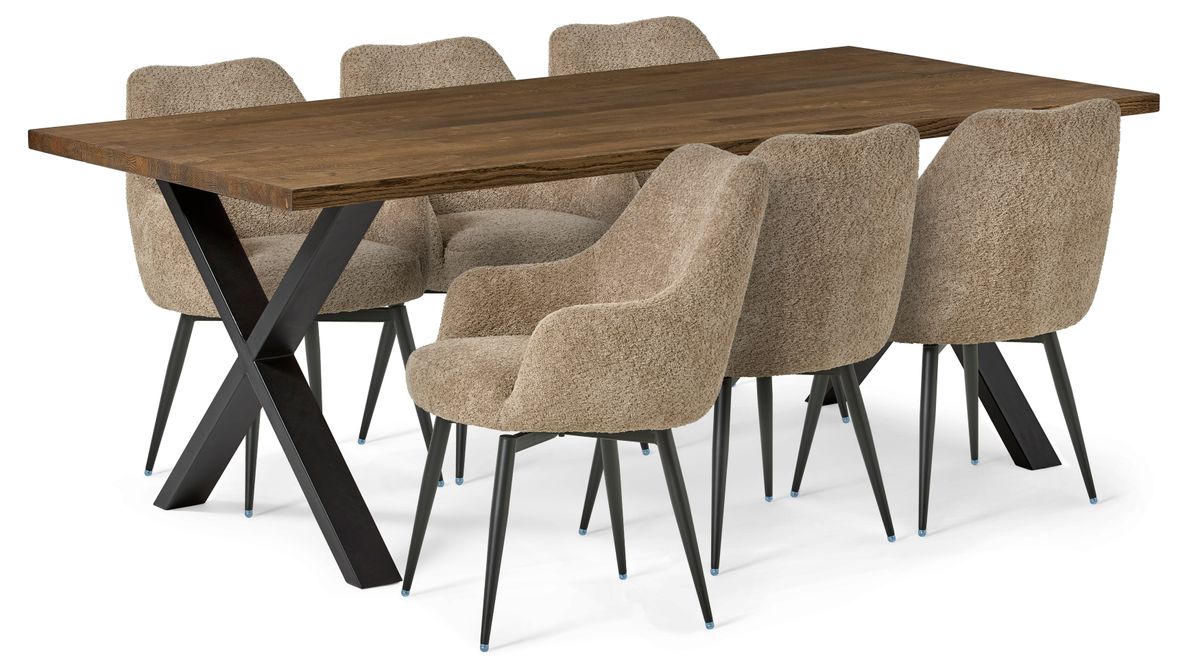 Eastwood Matgrupp med 6 stolar Edin