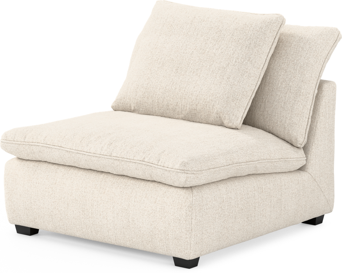 Bellora 1-sits utan armstöd view 3