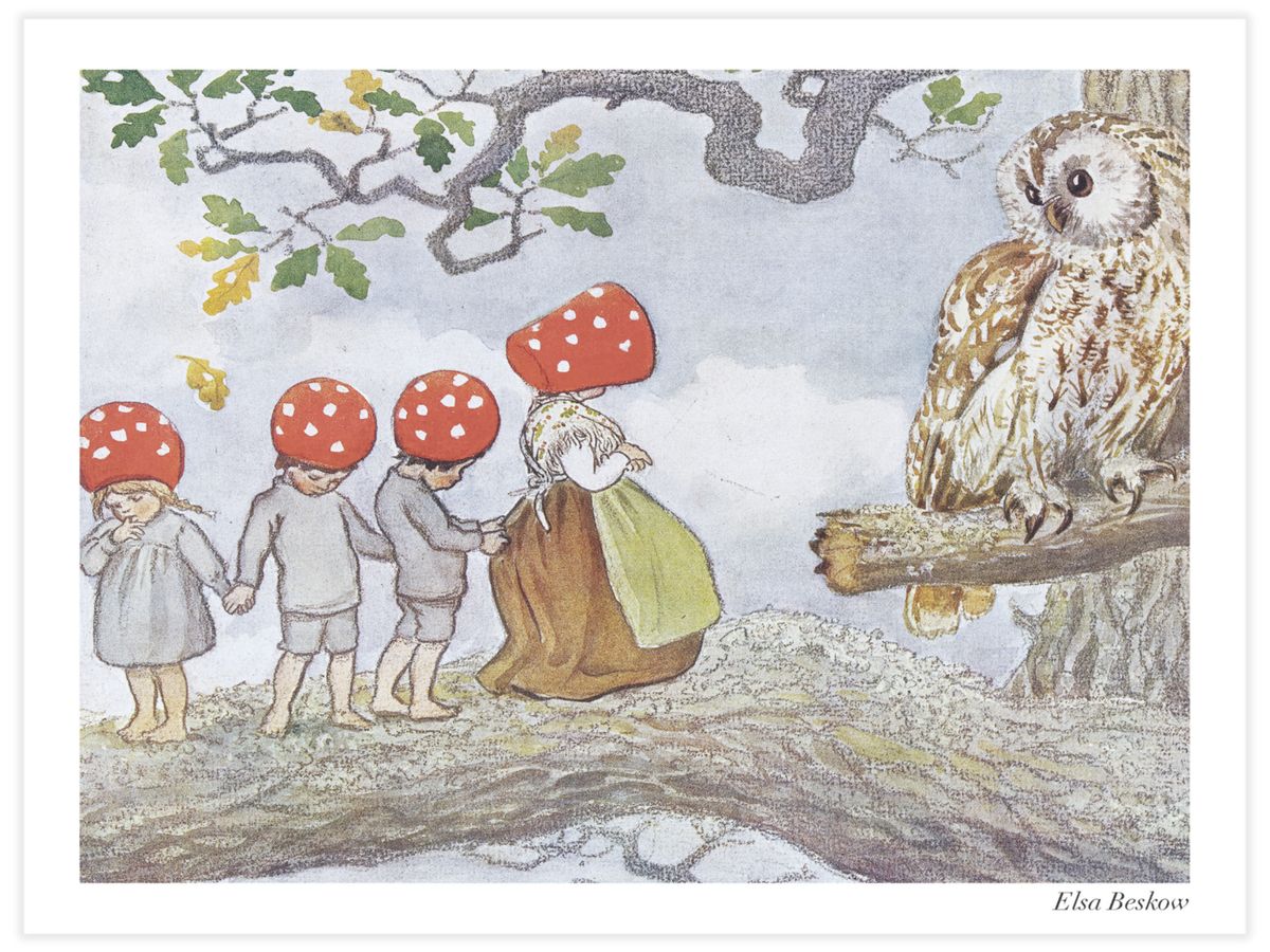 Hos ugglemor i eken Poster