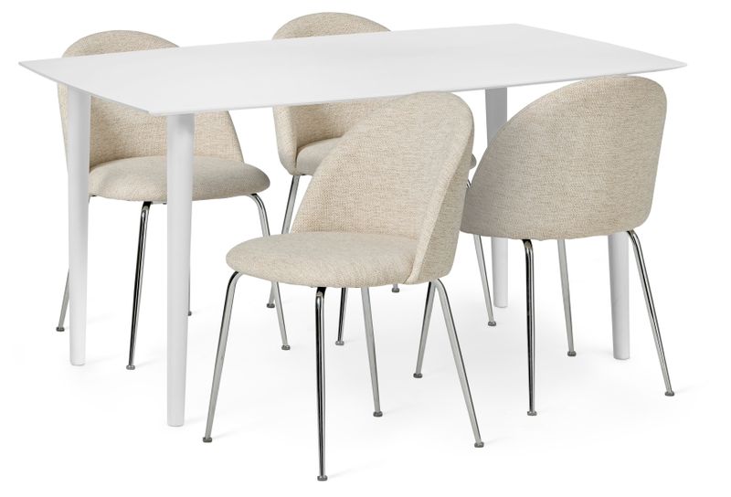 Plaine Matgrupp med 4 stolar Kiwi