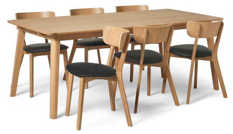 Vilgot Matgrupp med 6 stolar Vilgot