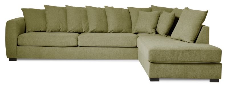 Town 3-sits soffa med divan höger