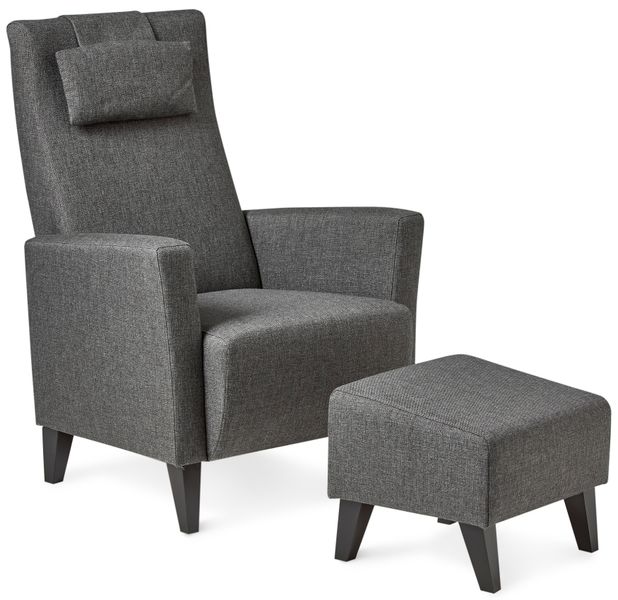 Erik Fåtölj med fotpall