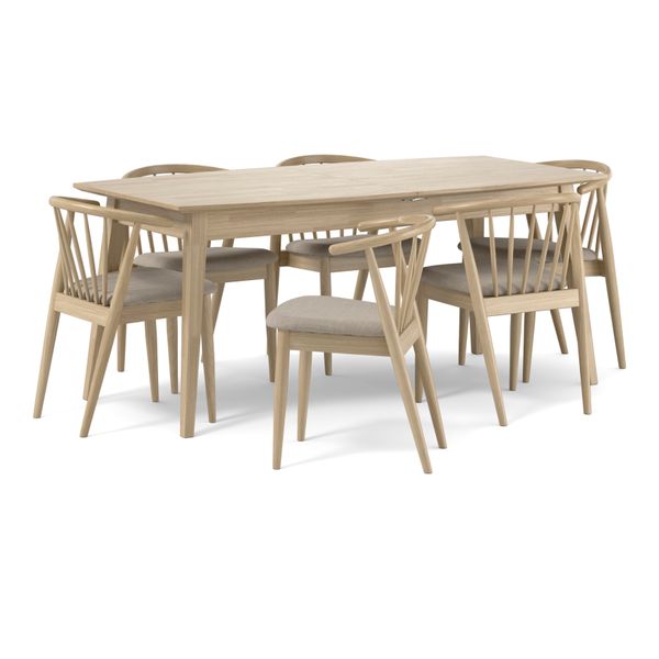 Ekerö Matgrupp med 6 stolar Sixten