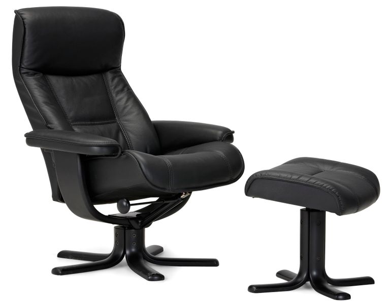 Jenka Fåtölj med fotpall