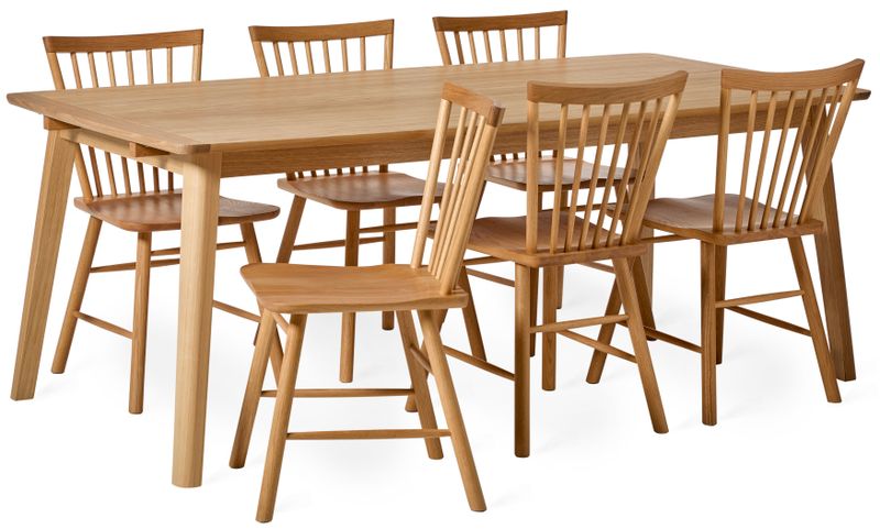 Vilgot Matgrupp med 6 stolar Vista