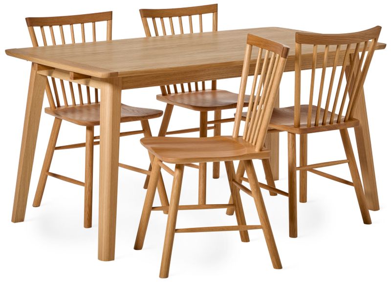 Vilgot Matgrupp med 4 stolar Vista