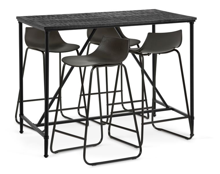 Gotham Matgrupp med 4 barstolar Jesse