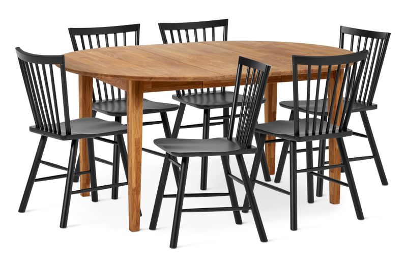 Ekerö Matgrupp med 6 stolar Vista