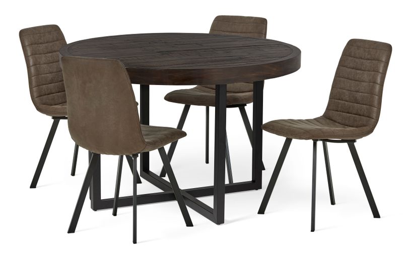 Woodenforge Matgrupp med 4 stolar Santos