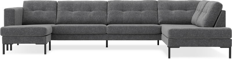 Rio 4-sits soffa med schäslong vänster och divan höger