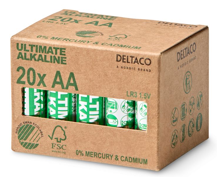 Deltaco Ultimate Alkaline Batteri