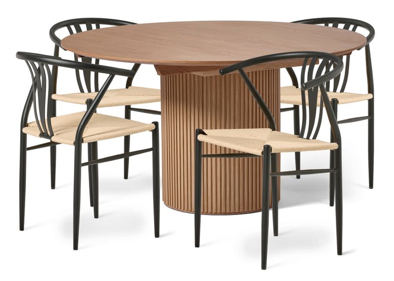 Astrid Matgrupp med 4 stolar Yngve