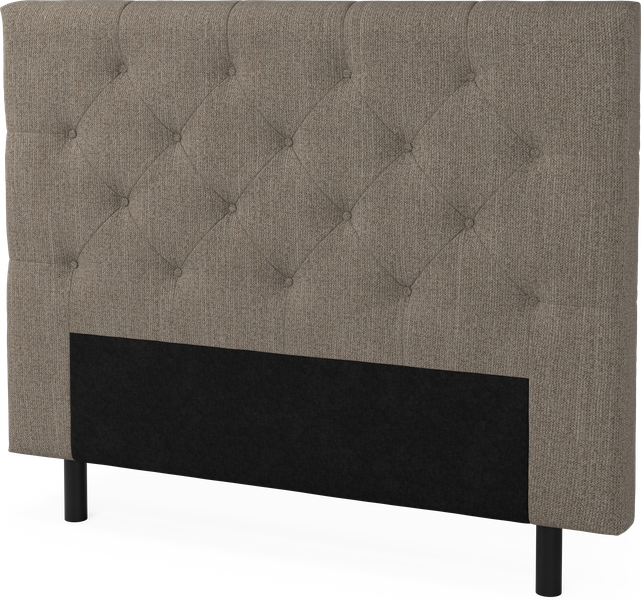 Delux Pikerad Låg Sänggavel