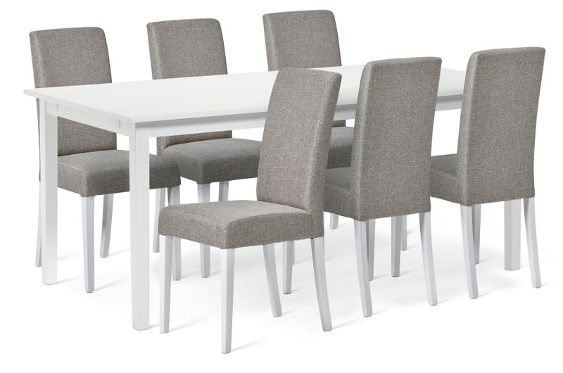 Ingrid Matgrupp med 6 stolar Ekenäs