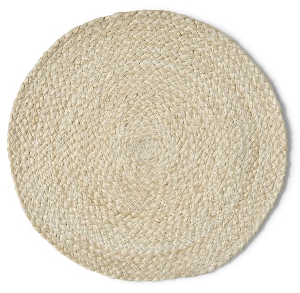 Jute Tablett i flätad jute