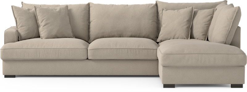 Mila 3-sits soffa med divan höger